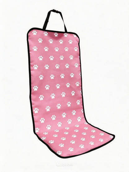 PetPinkPawPrintCarMat