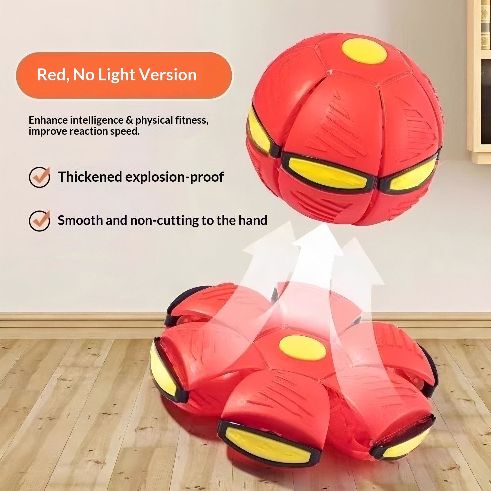 TransformingFlyingSaucerBall-Red(NoLights) - Image 2