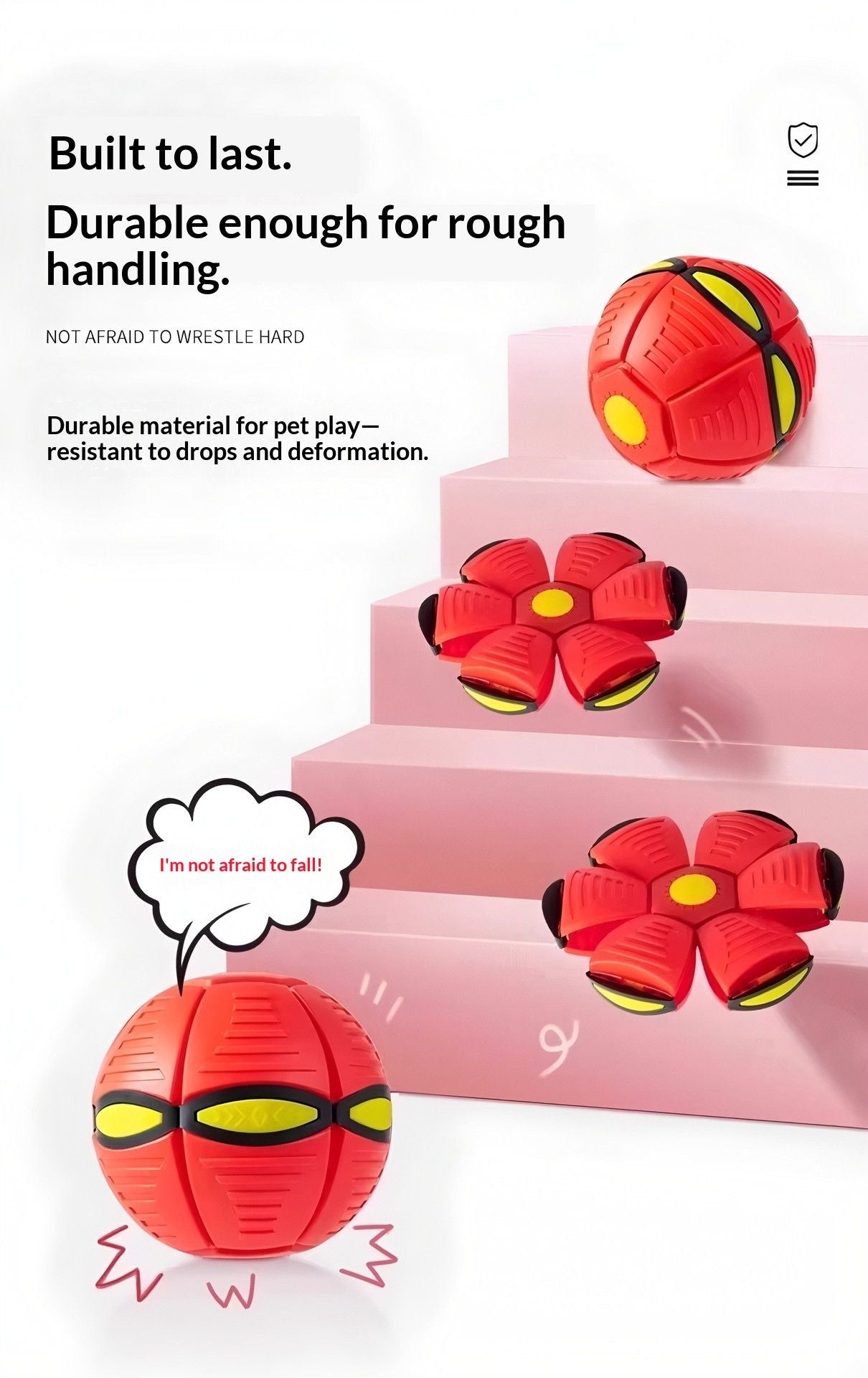 TransformingFlyingSaucerBall-Red(NoLights) - Image 8