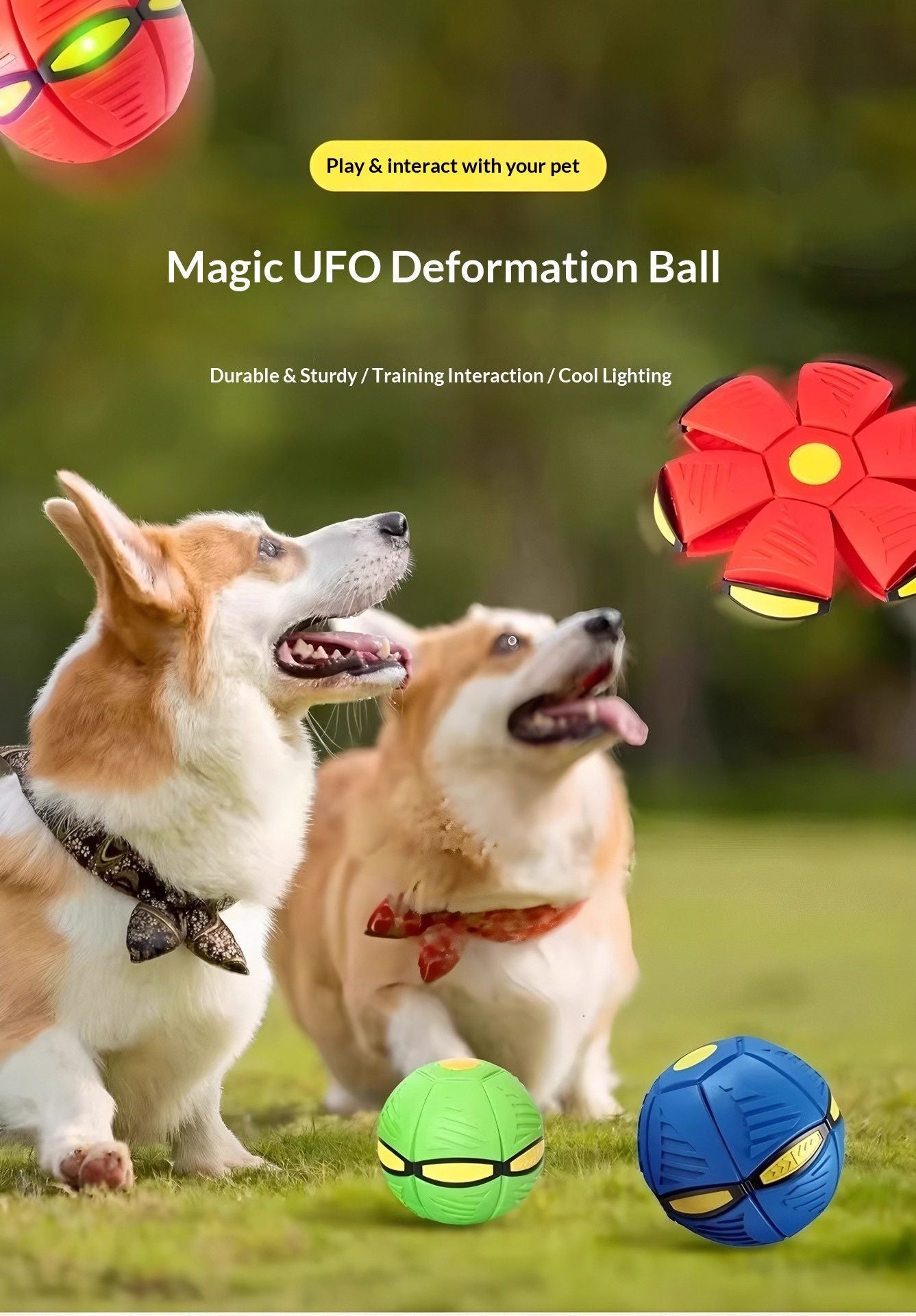 TransformingFlyingSaucerBall-Red(ThreeLights) - Image 5