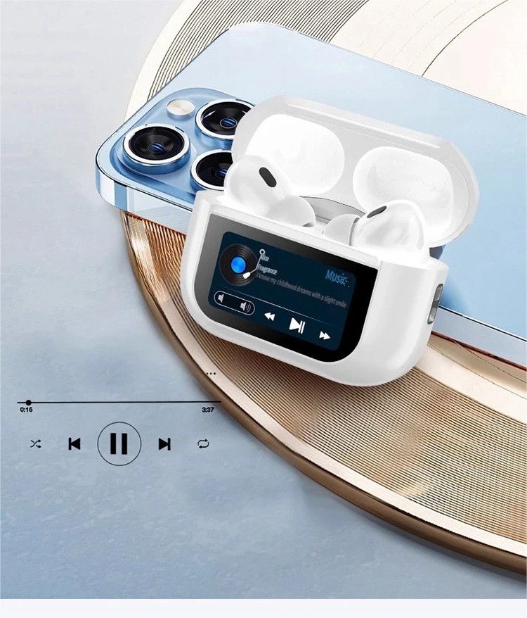 S10-Pro-Max Bluetooth headset-White - Image 3