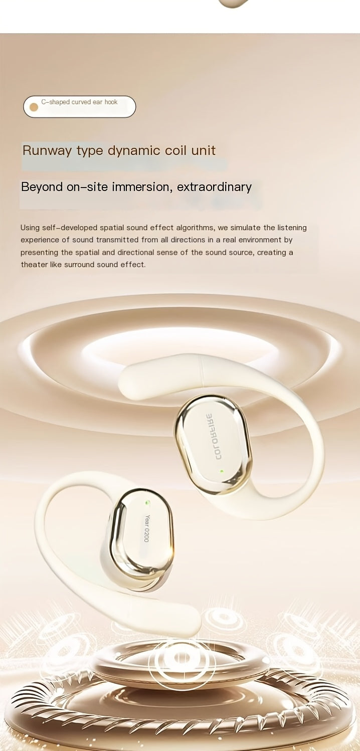 S16 Bluetooth headset-Beige - Image 4