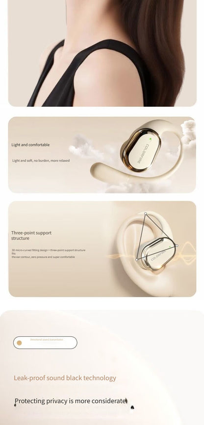 S16 Bluetooth headset-Beige - Image 7