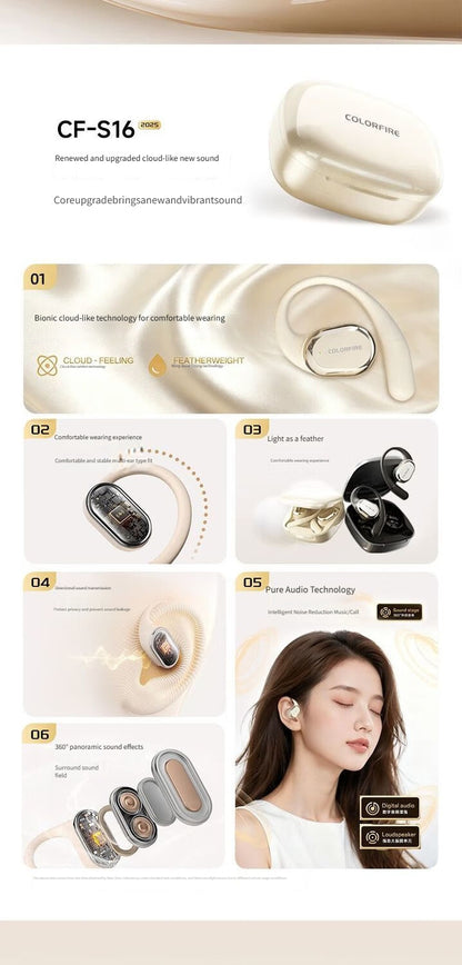S16 Bluetooth headset-Black - Image 2