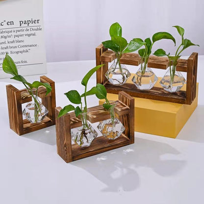HydroponicWoodenFramewithSnap-On-DiamondSingleBottle - Image 2