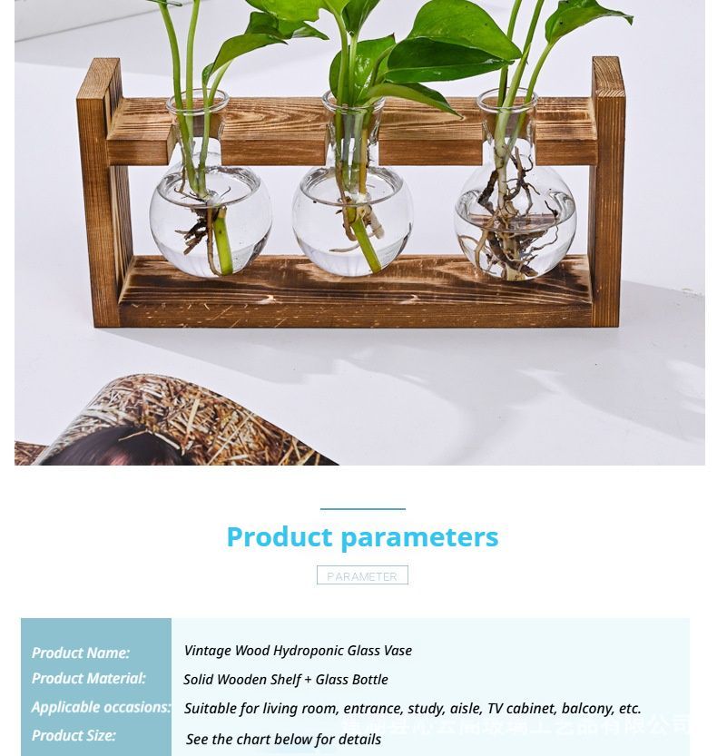 HydroponicWoodenFramewithSnap-On-DiamondTripleBottle - Image 5