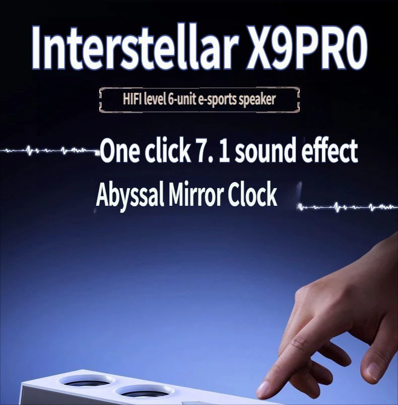 X9-Pro Bluetooth wired speaker-White - Image 2
