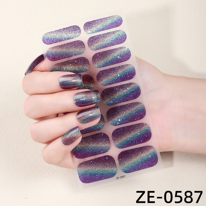 NailPolishFilmNailStickersZE-0588 - Image 4