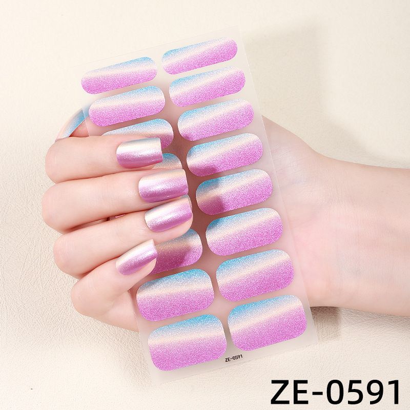 NailPolishFilmNailStickersZE-0589 - Image 7