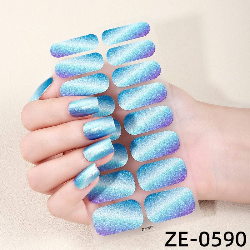 NailPolishFilmNailStickersZE-0590 - Image 6