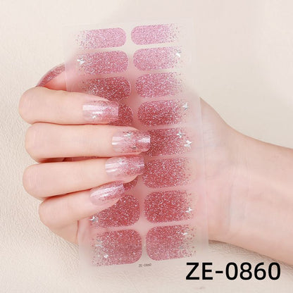 NailPolishFilmNailStickersZE-0860 - Image 7
