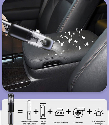 3-in-1 Portable Handheld Cordless Vacuum with 200000pa Suction Power for Small Jobs, Car, Office Desk, Keyboards  - Image 5