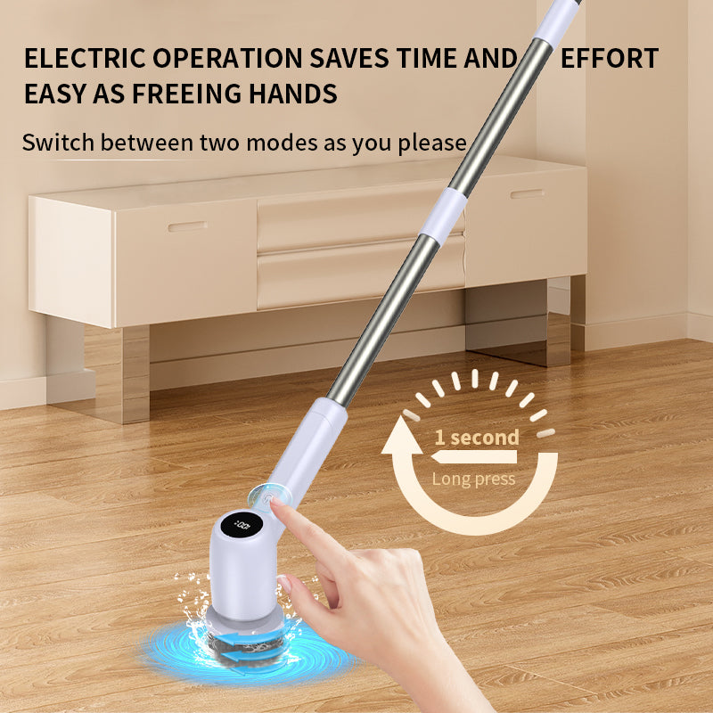 Electric Spin Scrubber Power Shower Cleaning Brush with Extendable Handle & 8 Brush Heads for Bathtub Tile Grout Kitchen Window and Floor - Image 8