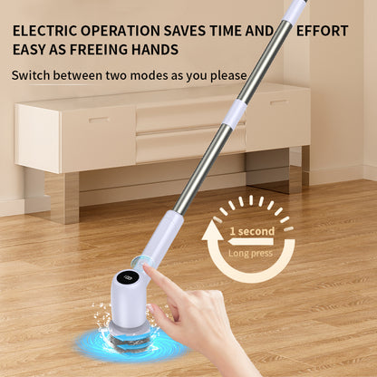 Electric Spin Scrubber Power Shower Cleaning Brush with Extendable Handle & 8 Brush Heads for Bathtub Tile Grout Kitchen Window and Floor - Image 8
