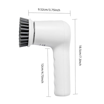 Cordless Electric cleaning brush spin scrubber with 4 replaceable heads for kitchen & bathroom - Image 6