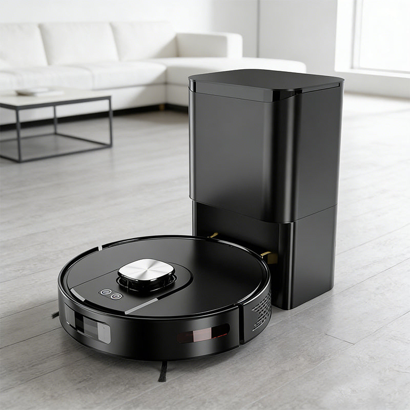 Smart LDS Navigation Robot Vacuum and Mop with Self-Emptying Dock 3500Pa Max Self-Charging Compatible with Alexa & Google Home - Image 2