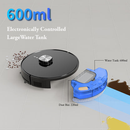 3 IN 1 Robot Vaccum Cleaner with Mop LDS Slam Navigation APP control Voice Control Automatic cleaning - Image 4