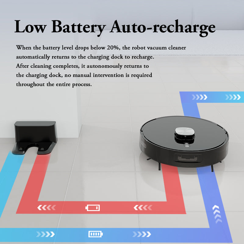 3 IN 1 Robot Vaccum Cleaner with Mop LDS Slam Navigation APP control Voice Control Automatic cleaning - Image 6