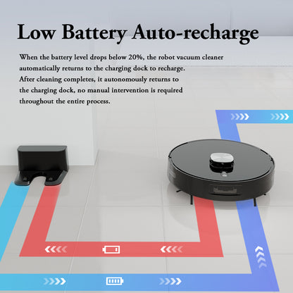 3 IN 1 Robot Vaccum Cleaner with Mop LDS Slam Navigation APP control Voice Control Automatic cleaning - Image 6