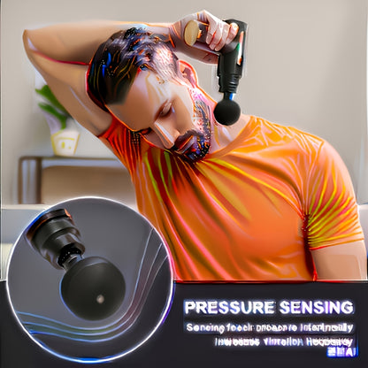 **Portable Deep Tissue Massager | 6-Speed & 4 Heads & 15-Min Timer｜Professional Muscle Recovery, Anytime Anywhere**(RED) - Image 7