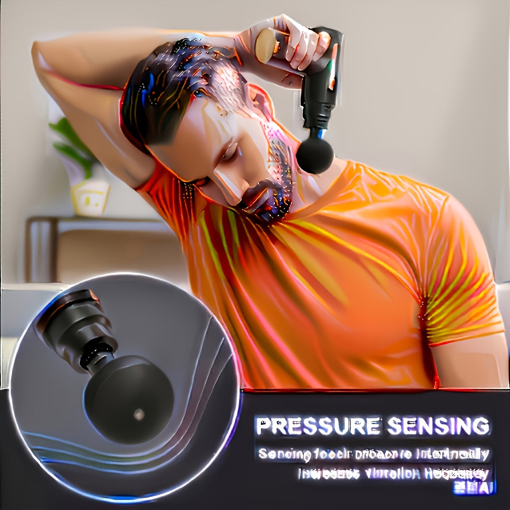 **Portable Deep Tissue Massager | 6-Speed & 4 Heads & 15-Min Timer｜Professional Muscle Recovery, Anytime Anywhere**GREEN - Image 6