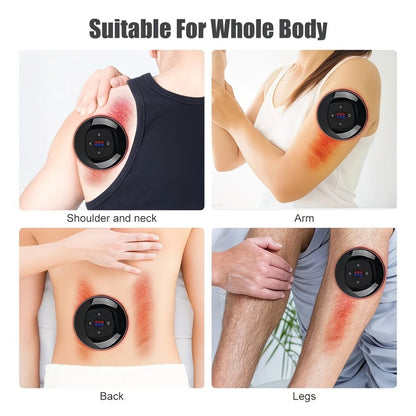 Red Smart Cupping Massager: Wireless & Portable/One-Button Pressure Release/12-Level Red Light Heat Therapy, Detachable & Easy to Clean, Full-Body Applicable for Circulation Boost, Revitalize Your Body and Mind at Home or On the Go - Image 5
