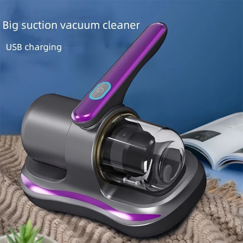 golden Wireless Mite Removal Vacuum: Blue Light Sterilization, Deep Cleaning for Beds & Cars, Long Battery Life, One-Touch Purity - Image 4