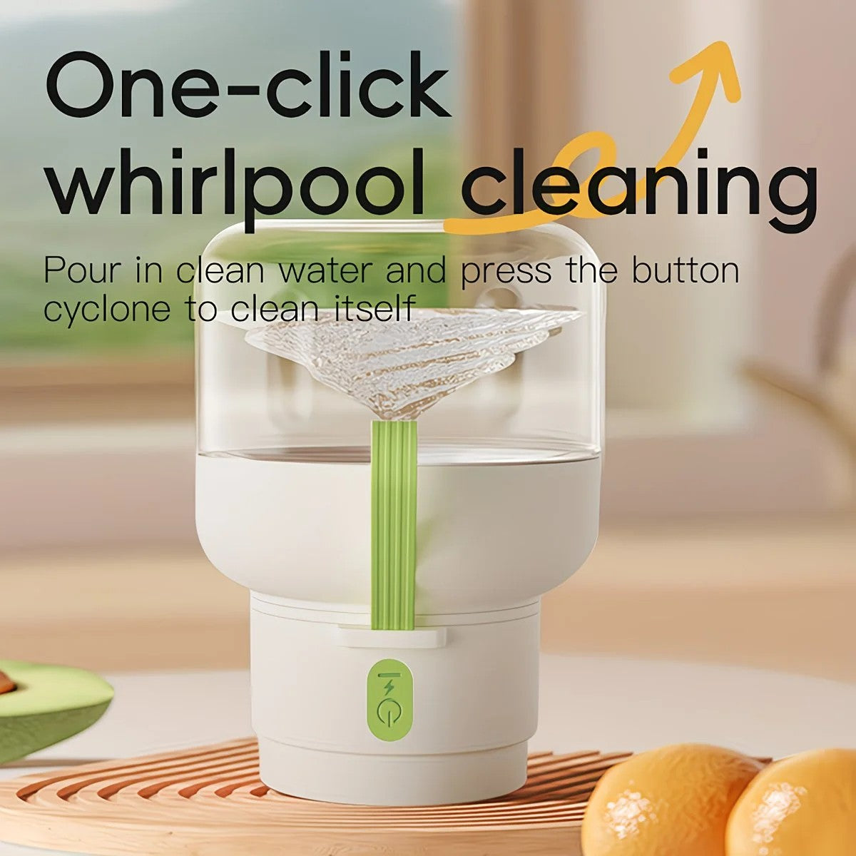 Portable multifunctional large-capacity tumbler, featuring powerful performance for juicing, baby food, and ice crushing. Perfect for home, outdoor, and fitness use, offering fresh and healthy beverages anytime, anywhere.orange - Image 5