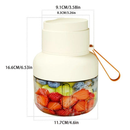 Portable multifunctional large-capacity tumbler, featuring powerful performance for juicing, baby food, and ice crushing. Perfect for home, outdoor, and fitness use, offering fresh and healthy beverages anytime, anywhere.orange - Image 9