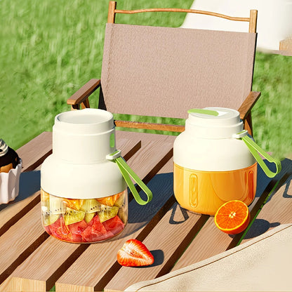 Portable multifunctional large-capacity tumbler, featuring powerful performance for juicing, baby food, and ice crushing. Perfect for home, outdoor, and fitness use, offering fresh and healthy beverages anytime, anywhere.BLUE - Image 3