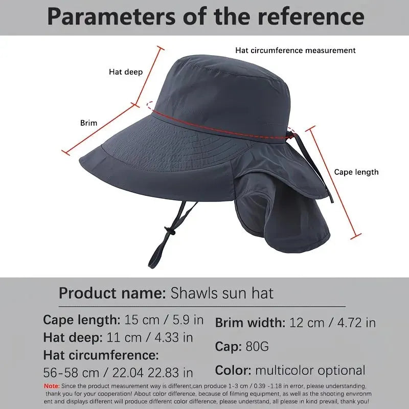 Dark Gray Fashion Wide Brim Sun Hat with Ponytail Hole - Bohemian Baseball Cap Design, Visor, Breathable Polyester - Image 4