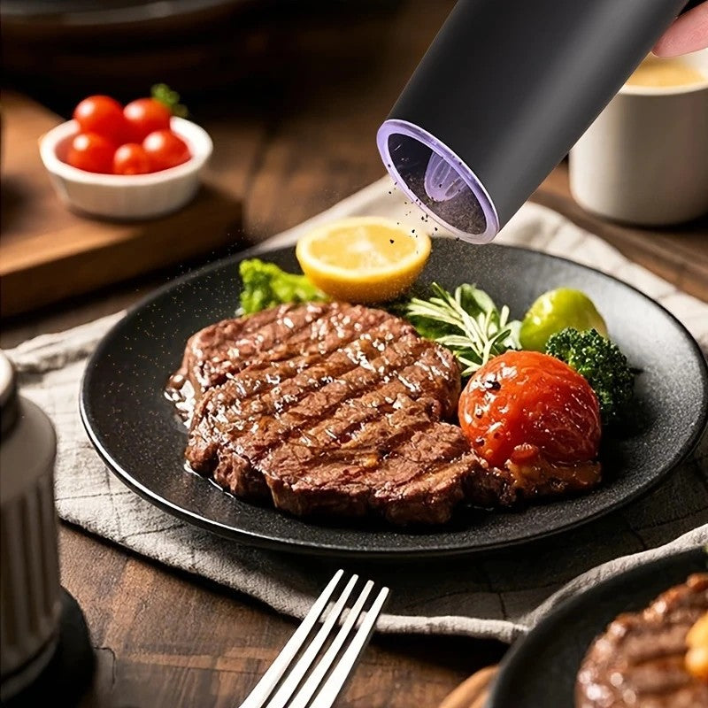 Black Gravity - sensing, grind with tilting —— Intelligent Pepper Grinder, adjust grind fineness freely for seasoning - Image 2