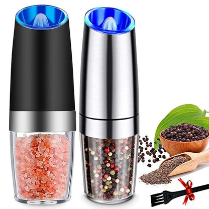 silver Gravity - sensing, grind with tilting —— Intelligent Pepper Grinder, adjust grind fineness freely for seasoning - Image 4