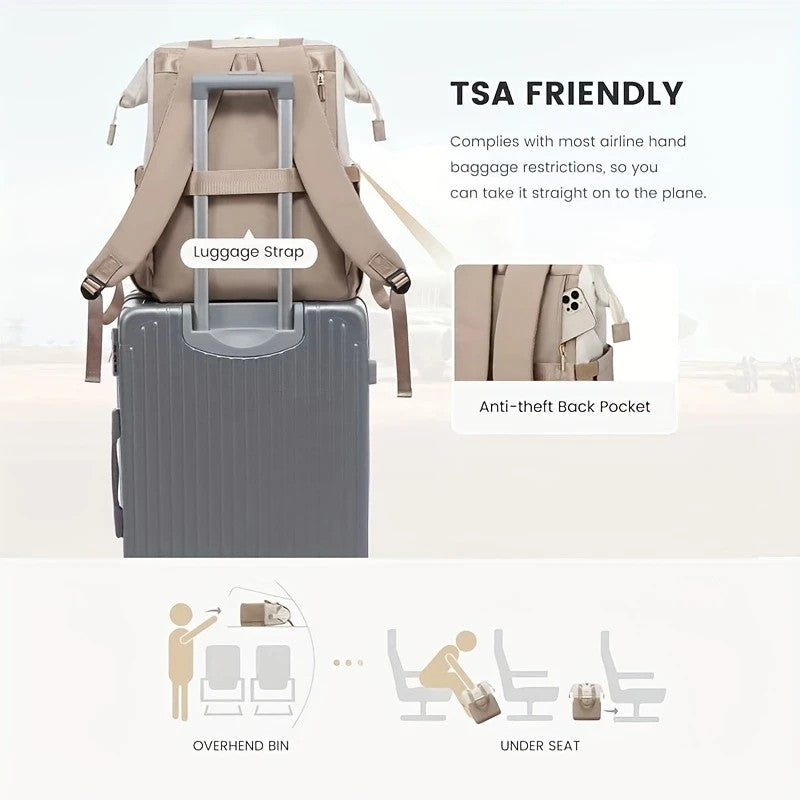 BLACK Korean-style Fashion Compact Backpack, Multi-functional & Large Capacity, Lightweight & Easy to Carry, Fits Daily Commute, Lunch Outings, and Short Trips. - Image 6