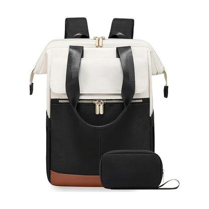 khaki Korean-style Fashion Compact Backpack, Multi-functional & Large Capacity, Lightweight & Easy to Carry, Fits Daily Commute, Lunch Outings, and Short Trips. - Image 9