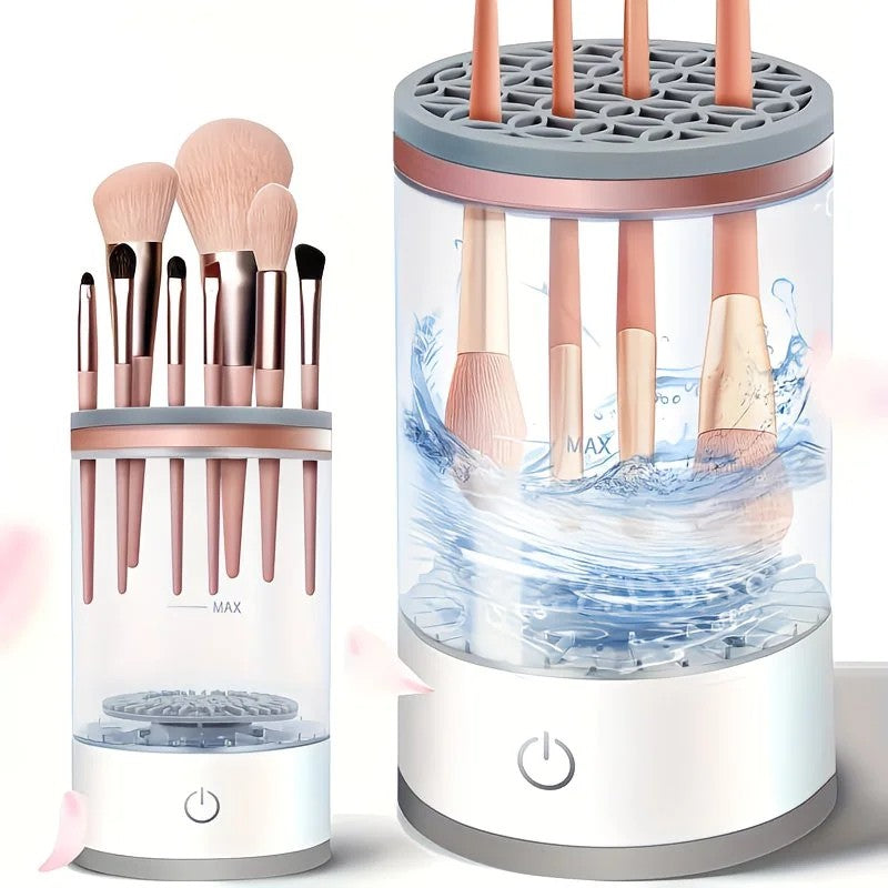Makeup brush cleaning and drying machine, equipped with a rapid drying system and compact design, suitable for home use and travel. It is an ideal gift for women and for beauty tool care. - Image 6