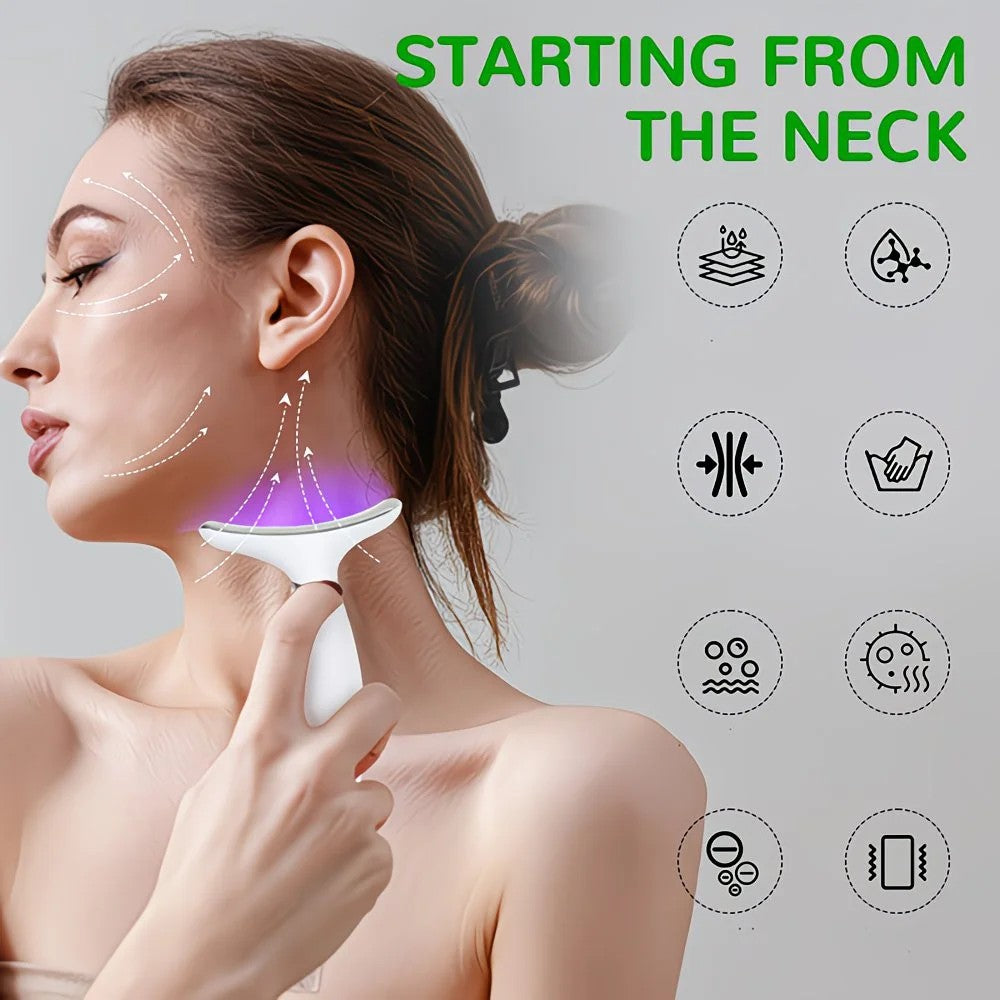 Rechargeable Facial and Neck Beauty Device, 7-Mode Facial Massage, the Perfect Gift for Women and Girls - Image 6