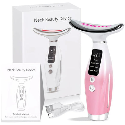 Rechargeable Facial and Neck Beauty Device, 7-Mode Facial Massage, the Perfect Gift for Women and Girls - Image 8