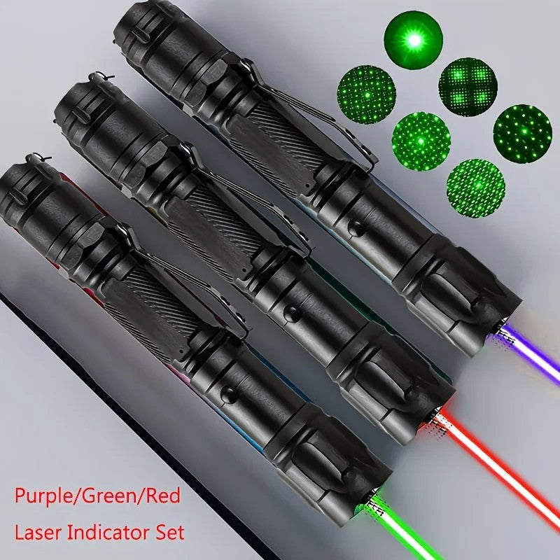 1 piece Green High-Power Green Laser Pointer, Laser Pointer for Indoor Meetings, Tactical Laser Flashlight for Outdoor Camping and Hiking - Image 2