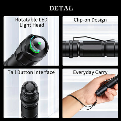 1 piece Green High-Power Green Laser Pointer, Laser Pointer for Indoor Meetings, Tactical Laser Flashlight for Outdoor Camping and Hiking - Image 3