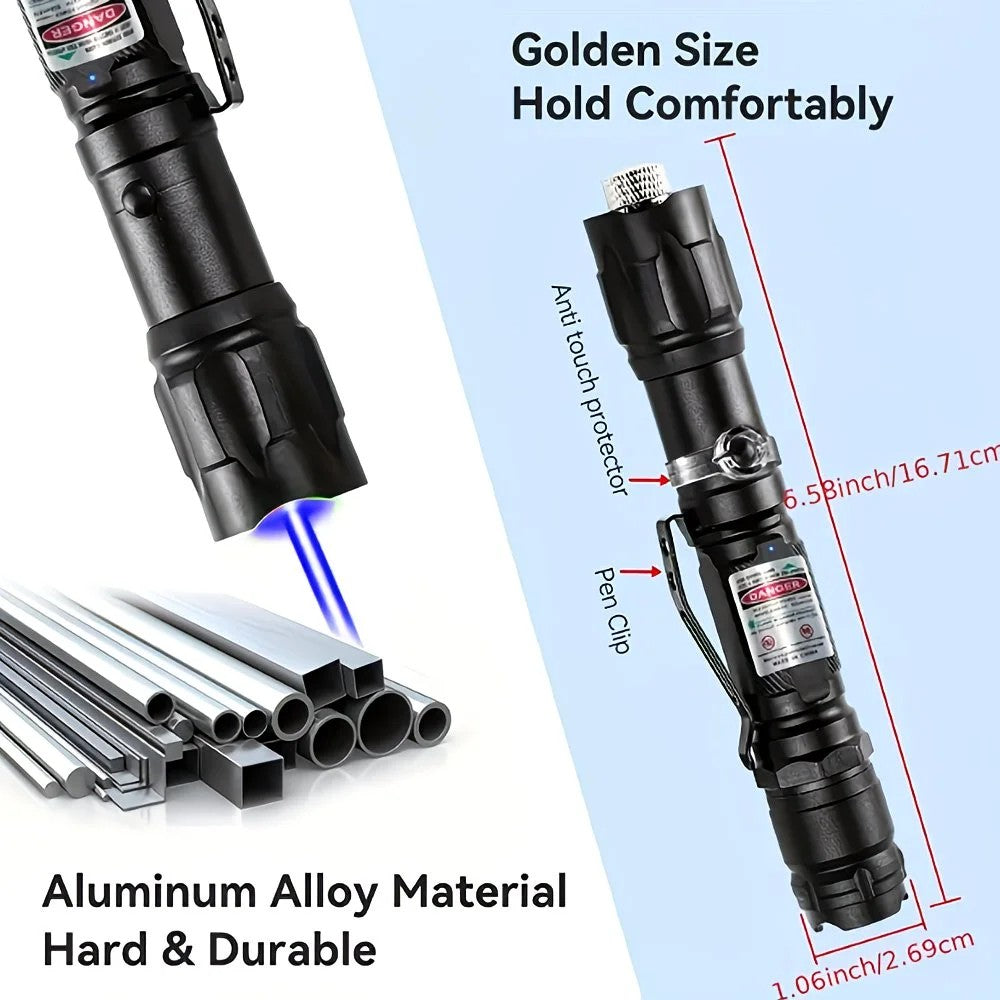 1 piece Green High-Power Green Laser Pointer, Laser Pointer for Indoor Meetings, Tactical Laser Flashlight for Outdoor Camping and Hiking - Image 8