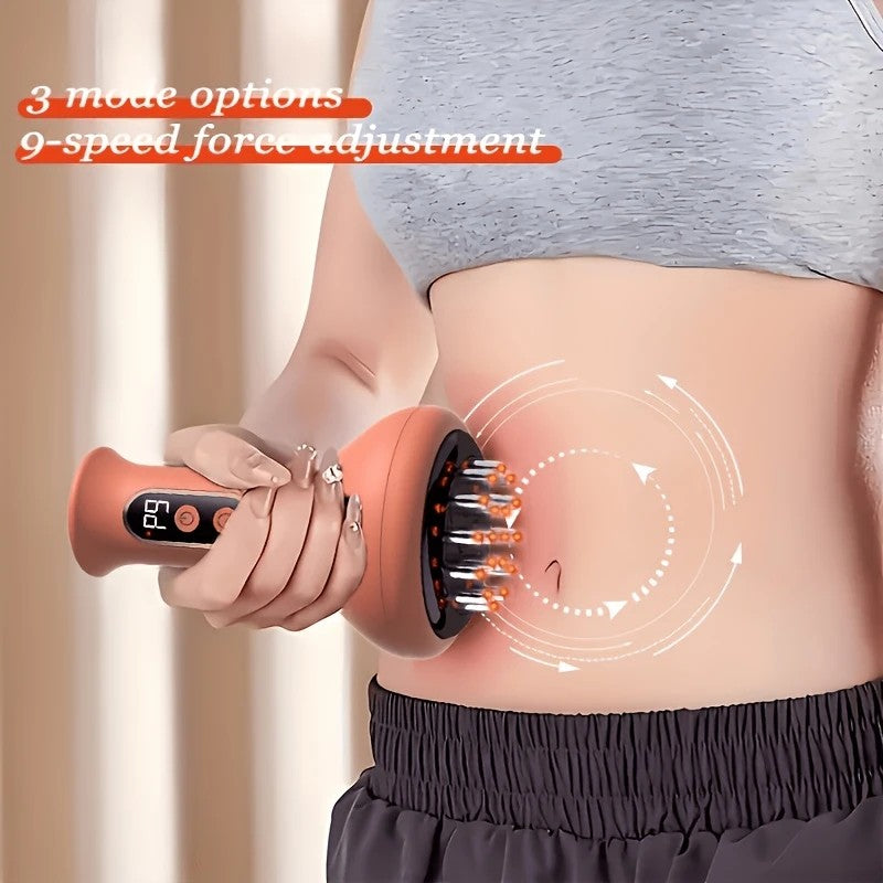 Smart Lymphatic and Back Massager, featuring deep tissue massage and portable design. Powered by USB with a modern aesthetic, it's a perfect holiday health gift for loved ones. - Image 4