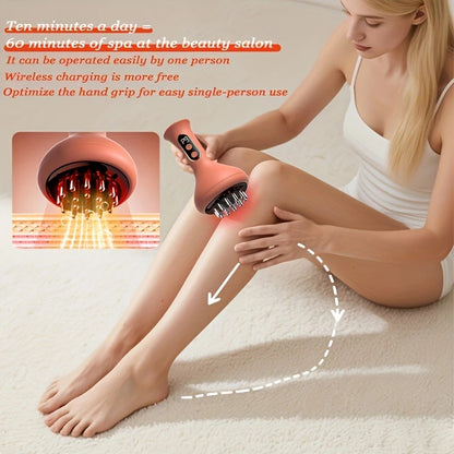 Smart Lymphatic and Back Massager, featuring deep tissue massage and portable design. Powered by USB with a modern aesthetic, it's a perfect holiday health gift for loved ones. - Image 5