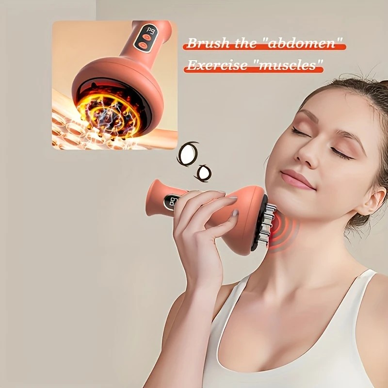 Smart Lymphatic and Back Massager, featuring deep tissue massage and portable design. Powered by USB with a modern aesthetic, it's a perfect holiday health gift for loved ones. - Image 6