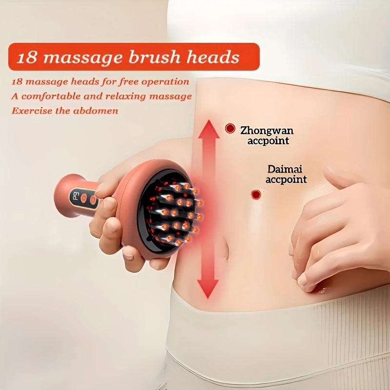 Smart Lymphatic and Back Massager, featuring deep tissue massage and portable design. Powered by USB with a modern aesthetic, it's a perfect holiday health gift for loved ones. - Image 7