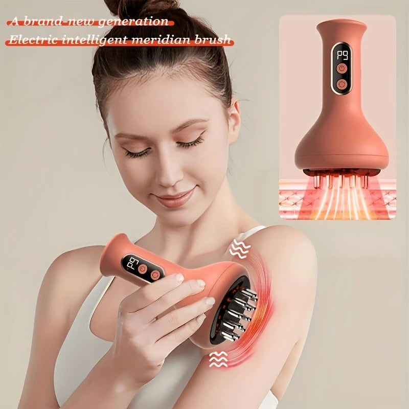Smart Lymphatic and Back Massager, featuring deep tissue massage and portable design. Powered by USB with a modern aesthetic, it's a perfect holiday health gift for loved ones. - Image 8