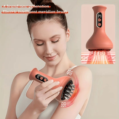 Smart Lymphatic and Back Massager, featuring deep tissue massage and portable design. Powered by USB with a modern aesthetic, it's a perfect holiday health gift for loved ones. - Image 8