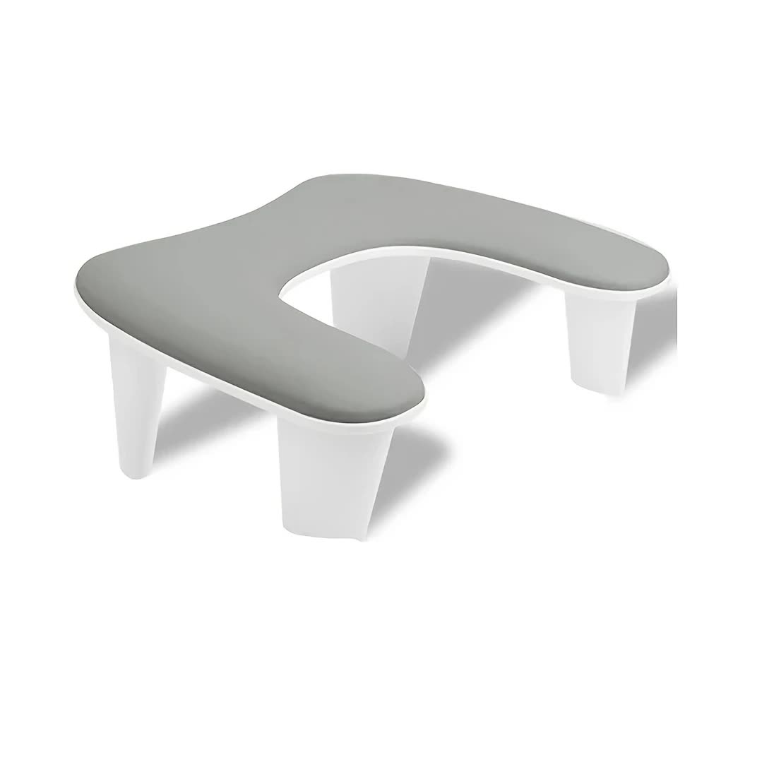 BLACK This handheld nail care device integrates a U-shaped pillow and comes with a portable detachable stand. Designed with an inclined PU material and a sturdy base, it is crafted for both comfort and portability. - Image 9