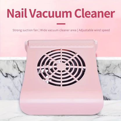 Nail Dust Collector: USB-Powered, Strong Suction, One-Touch Operation, Say Goodbye to Dust Troubles.PINK - Image 8