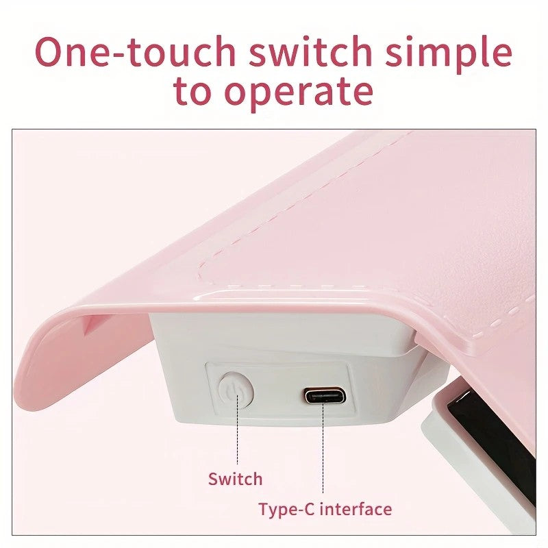 Nail Dust Collector: USB-Powered, Strong Suction, One-Touch Operation, Say Goodbye to Dust Troubles.PINK - Image 9